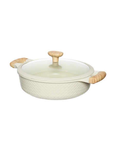 Niski Garnek D28Cm 4.1L/Beige 93806 Resto
