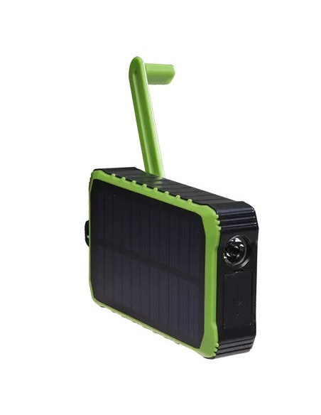 Powerbank Solarny Denver Pso-10012 10000Mah Z Dynamem Na Korbkę