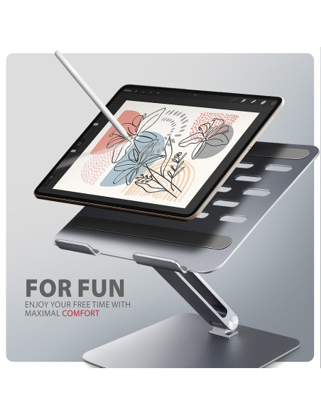 Stojak Na Laptopa 10-16" Aluminum Hq Axagon