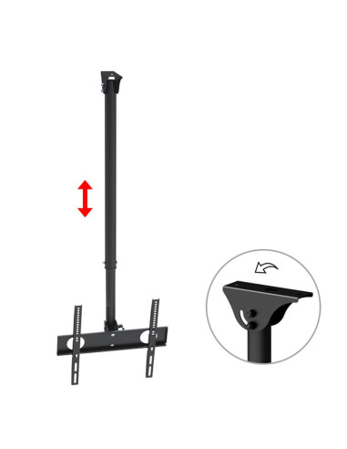 Uchwyt Ścienny Do Telewizora Maclean Mc-631 (Sufitowy, Uchylny  32" - 55"  Max. 50Kg)