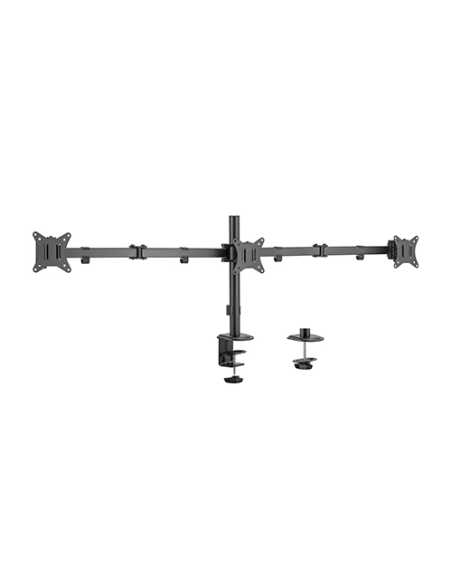 Gembird Biurkowe Regulowane Ramię/Uchwyt Na 3 Monitory 17-27, 100X100Mm, Do 7Kg