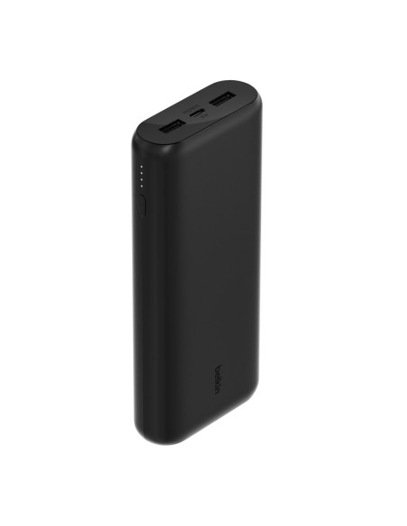 Powerbank Belkin Boostcharge 3-Port Compact Power Bank 20K With Pd 20W 2Xusb-A + 1Xusb-C 20000Mah 20W Black