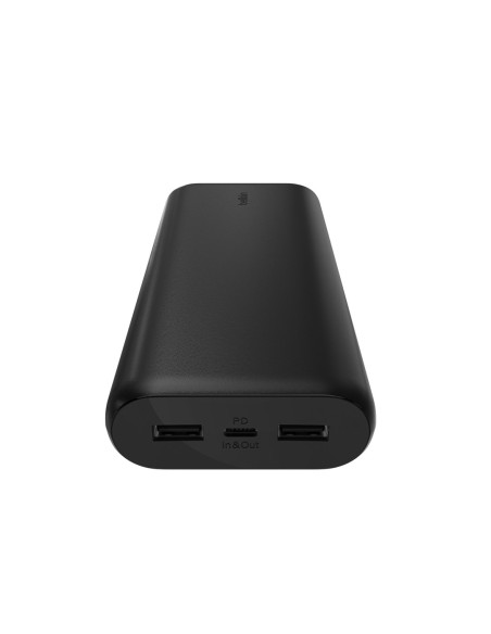 Powerbank Belkin Boostcharge 3-Port Compact Power Bank 20K With Pd 20W 2Xusb-A + 1Xusb-C 20000Mah 20W Black