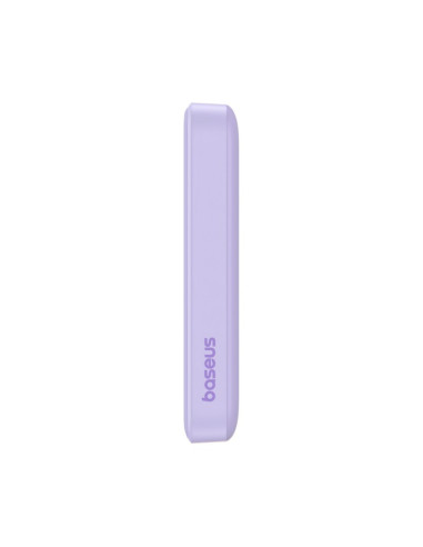 Powerbank Baseus Magnetic Mini Air Wireless 10000Mah 20W+Kabel Usb C-Usb C (Fiolet)