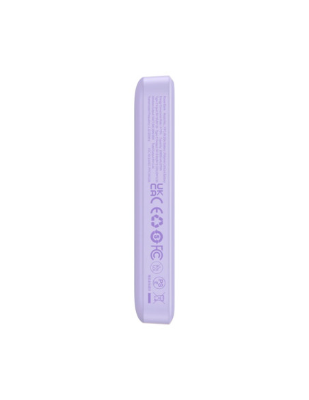 Powerbank Baseus Magnetic Mini Air Wireless 10000Mah 20W+Kabel Usb C-Usb C (Fiolet)