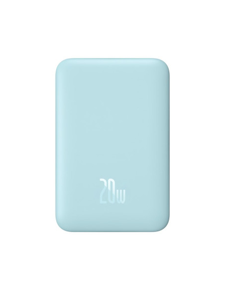Powerbank Baseus Magnetic Mini Air Wireless 10000Mah 20W+Kabel Usb C-Usb C (Niebieski)