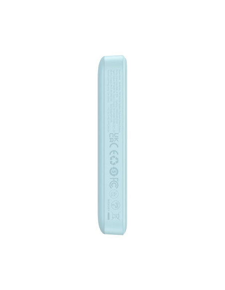 Powerbank Baseus Magnetic Mini Air Wireless 10000Mah 20W+Kabel Usb C-Usb C (Niebieski)