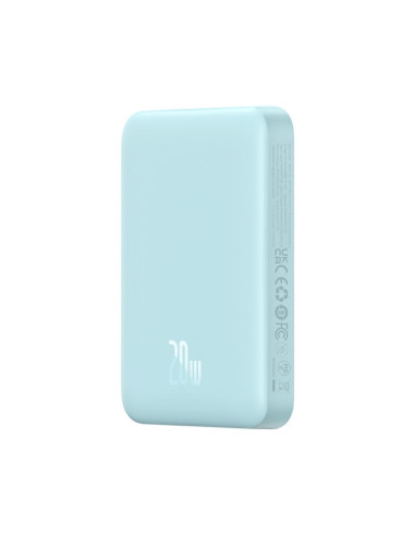 Powerbank Baseus Magnetic Mini Air Wireless 10000Mah 20W+Kabel Usb C-Usb C (Niebieski)