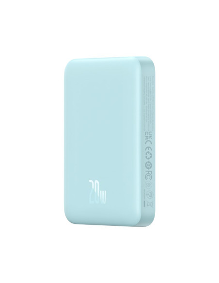 Powerbank Baseus Magnetic Mini Air Wireless 10000Mah 20W+Kabel Usb C-Usb C (Niebieski)