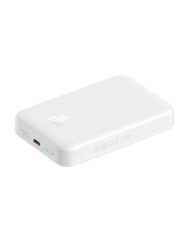 Powerbank Baseus Magnetic Mini Air Wireless 10000Mah 20W+Kabel Usb C-Usb C (Biały)