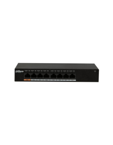 Dahua Europe Pfs3008-8Gt-96 Łącza Sieciowe Nie Zarządzany L2 Gigabit Ethernet (10/100/1000) Czarny Obsługa Poe