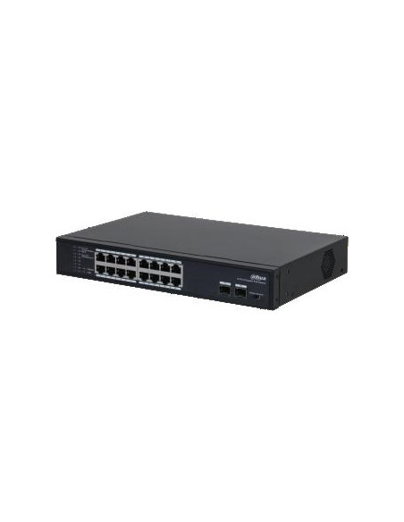 Dahua Europe Pfs3008-8Gt-96 Łącza Sieciowe Nie Zarządzany L2 Gigabit Ethernet (10/100/1000) Czarny Obsługa Poe