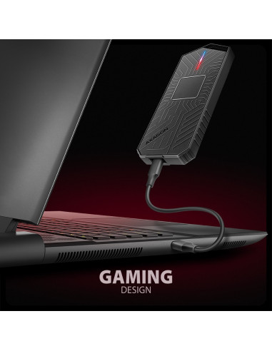 Obudowa Ssd M.2 Axagon Eem2-Gam, Usb-C 10Gbps - Nvme & Sata Ssd Game M.2 Box, Bez Skrótów
