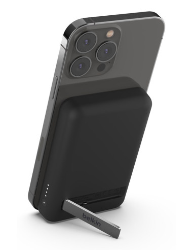 Powerbank Bezprzewodowy Belkin Boostcharge Magnetic Wireless Power Bank 5K + Stand Magsafe Compatible 5000Mah 7,5W Black