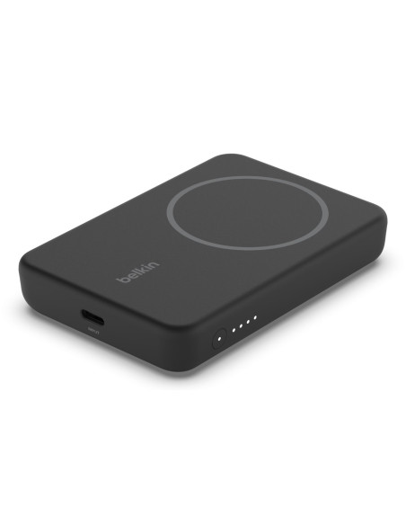 Powerbank Bezprzewodowy Belkin Boostcharge Magnetic Wireless Power Bank 5K + Stand Magsafe Compatible 5000Mah 7,5W Black