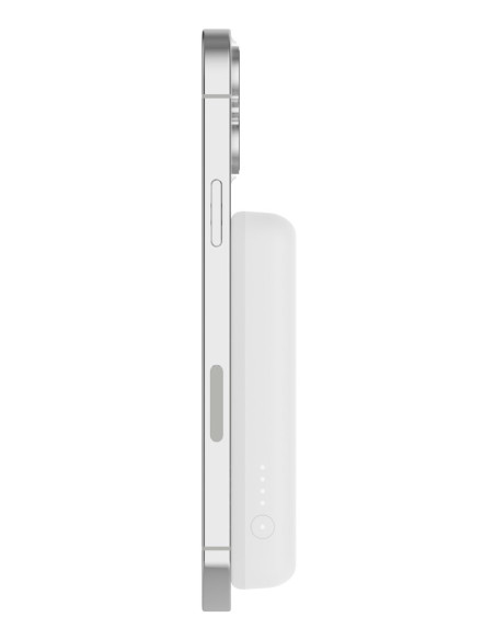 Powerbank Bezprzewodowy Belkin Boostcharge Magnetic Wireless Power Bank 5K + Stand Magsafe Compatible 5000Mah 7,5W White
