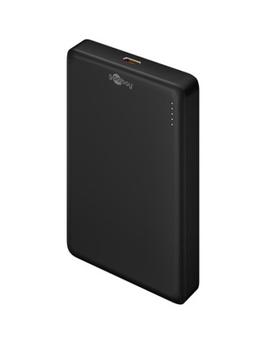 Magnetyczny Bezprzewodowy Power Bank Goobay | 70183 | 10000 Mah | Złącze Usb-C | Czarny