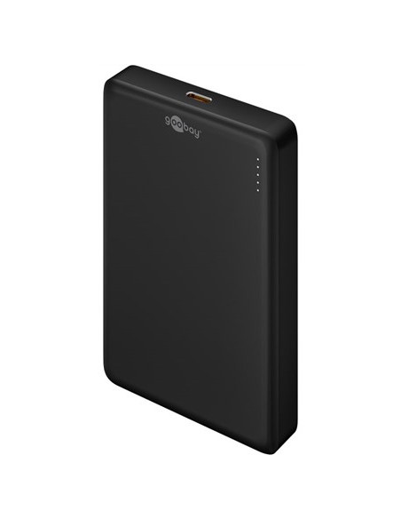 Magnetyczny Bezprzewodowy Power Bank Goobay | 70183 | 10000 Mah | Złącze Usb-C | Czarny