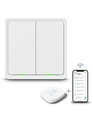 Włącznik Podwójny Tesla Tsl-Swi-Zigbee2 Smart Switch Dual Zigbee
