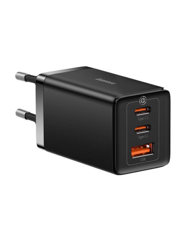 Ładowarka Sieciowa Baseus Gan 5 Pro Fast Charger Ccgp120201 65W 1X Usb-A 2X Usb-C Pd 3.0 Qc 4.0 + Kabel Usb-C
