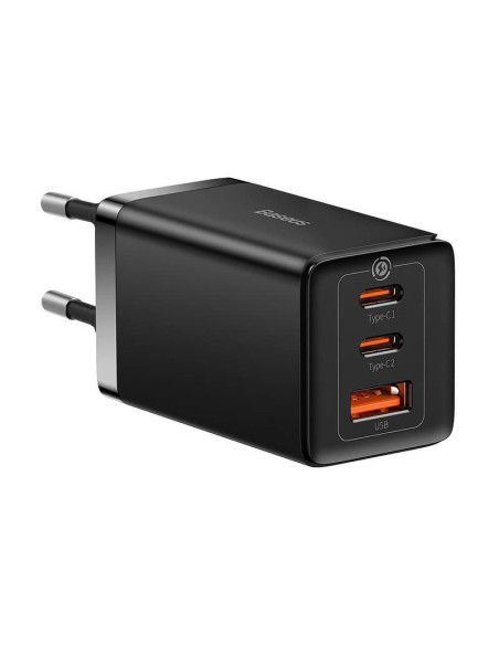 Ładowarka Sieciowa Baseus Gan 5 Pro Fast Charger Ccgp120201 65W 1X Usb-A 2X Usb-C Pd 3.0 Qc 4.0 + Kabel Usb-C