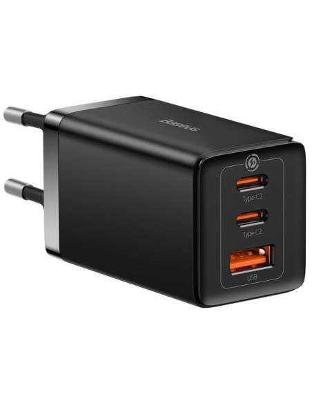 Ładowarka Sieciowa Baseus Gan 5 Pro Fast Charger Ccgp120201 65W 1X Usb-A 2X Usb-C Pd 3.0 Qc 4.0 + Kabel Usb-C