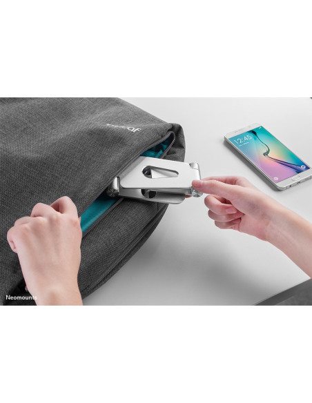 Neomounts Ds10-160Sl1 Uchwyt Uchwyt Pasywny Telefon Komórkowy/Smartfon Srebrny