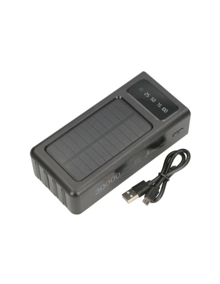 Extralink Epb-093 30000Mah Solar Power Bank Czarny