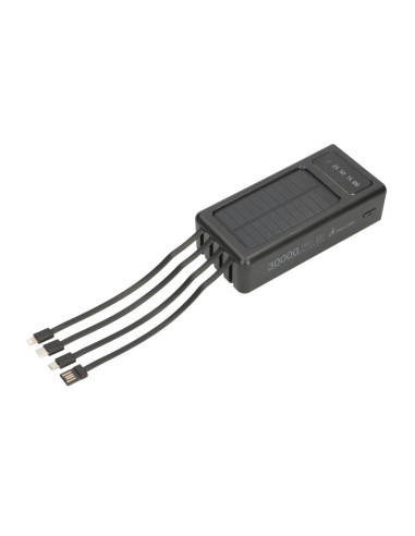 Extralink Epb-093 30000Mah Solar Power Bank Czarny