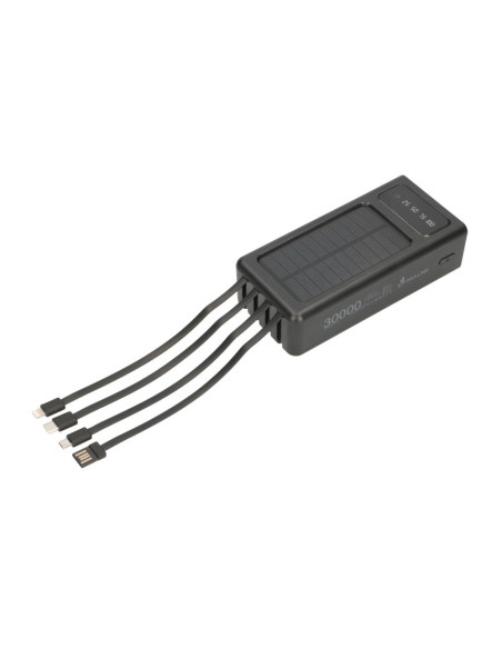 Extralink Epb-093 30000Mah Solar Power Bank Czarny