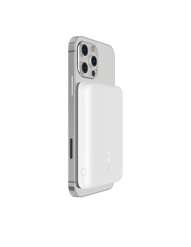 Powerbank Bezprzewodowy Belkin Boostcharge Magnetic Wireless Power Bank 2.5K Magsafe Compatible 2500Mah White
