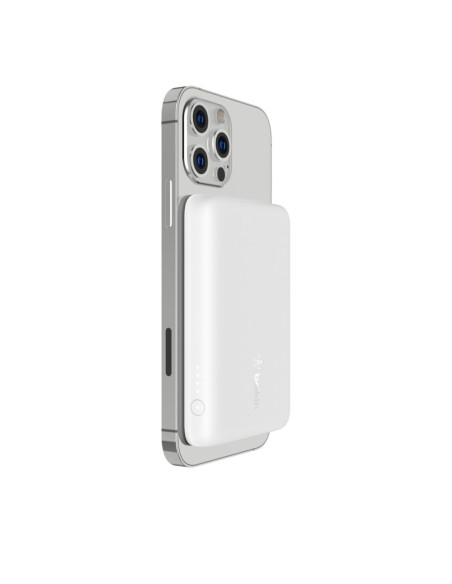 Powerbank Bezprzewodowy Belkin Boostcharge Magnetic Wireless Power Bank 2.5K Magsafe Compatible 2500Mah White