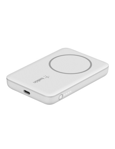 Powerbank Bezprzewodowy Belkin Boostcharge Magnetic Wireless Power Bank 2.5K Magsafe Compatible 2500Mah White