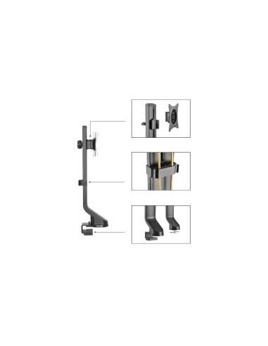 Uchwyt Biurkowy Do Monitora Maclean Mc-853 (Biurkowy  17" - 32"  Max. 8Kg)