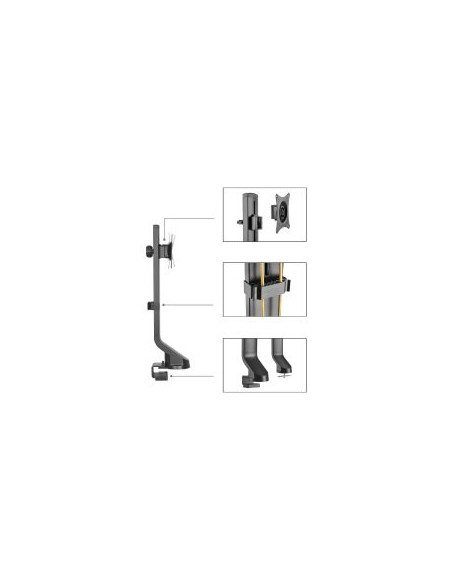 Uchwyt Biurkowy Do Monitora Maclean Mc-853 (Biurkowy  17" - 32"  Max. 8Kg)
