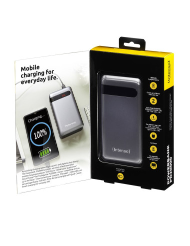 Intenso Pd20000 Power Delivery Litowo-Polimerowy (Lipo) 20000 Mah Antracyt