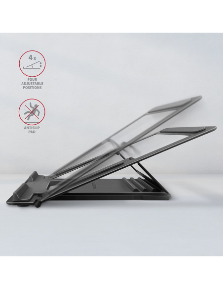 Axagon Stnd-L Stojak Na Laptop Podstawka Na Notebooka Szary 40,6 Cm (16")