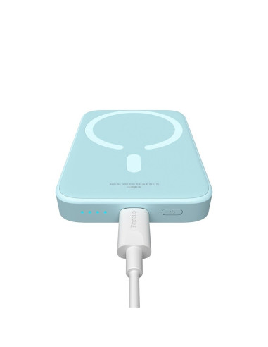 Powerbank Baseus Magnetic Mini Air 6000Mah (Niebieski)