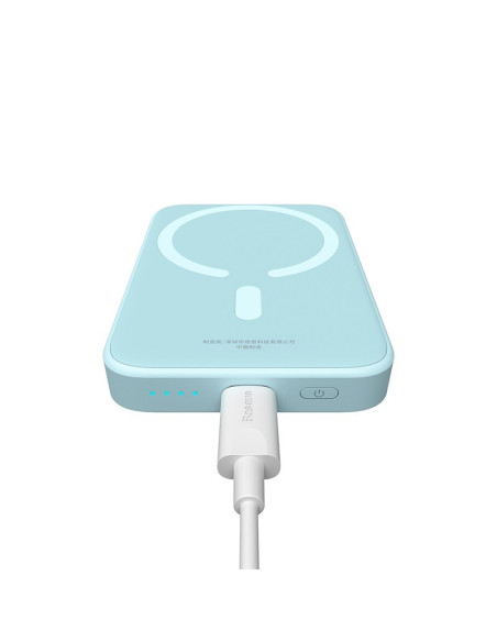 Powerbank Baseus Magnetic Mini Air 6000Mah (Niebieski)