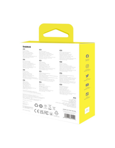 Powerbank Baseus Magnetic Mini Air 6000Mah (Niebieski)