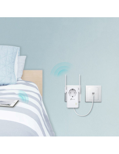 Tp-Link Tl-Wa860Re Wzmacniacz Sieciowy 10,100 Mbit/S Biały