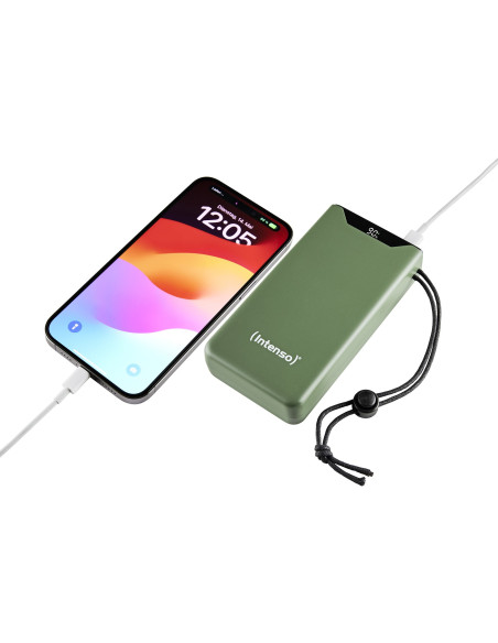 Intenso 7332057 Bank Mocy Litowo-Polimerowy (Lipo) 20000 Mah Zielony