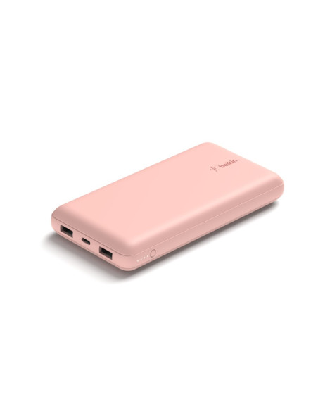 Powerbank Belkin Boostcharge Power Bank 20K 2Xusb-A + 1Xusb-C 20000Mah 15W Rose Gold