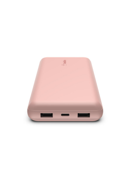 Powerbank Belkin Boostcharge Power Bank 20K 2Xusb-A + 1Xusb-C 20000Mah 15W Rose Gold