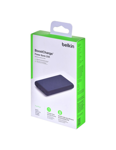 Powerbank Belkin Boostcharge Power Bank 20K 2Xusb-A + 1Xusb-C 20000Mah 15W Blue