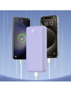 Baseus Powerbank Airpow 20000Mah 20W (Fioletowy) 2