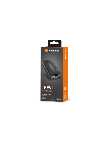 Natec Powerbank Trevi 20000Mah 2X Usb-A + 2X Usb-C Npb-1922
