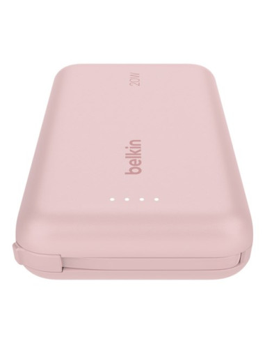 Belkin Powerbank 10 000 Mah, 20W, Kabel Usb-C,Pink