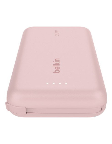 Belkin Powerbank 10 000 Mah, 20W, Kabel Usb-C,Pink