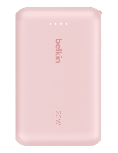 Belkin Powerbank 10 000 Mah, 20W, Kabel Usb-C,Pink
